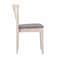 Flash Furniture Chester Solid Wood Antique White Dining Chair w/Curved Spindle Backrest and Beige Vinyl Seat XU-DG-W0359-ANTWHT-GG - alternate 9